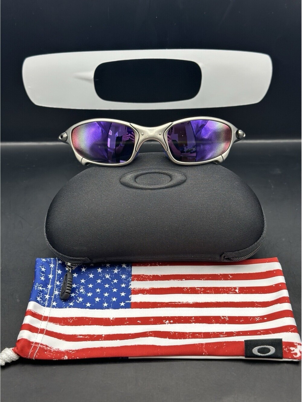 Oakley Juliet Titanium Gen 2/Violet Iridium Lenses